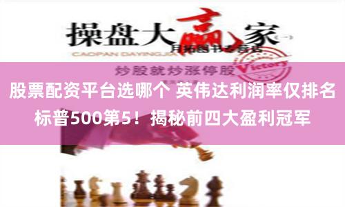 股票配资平台选哪个 英伟达利润率仅排名标普500第5！揭秘前四大盈利冠军